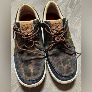 Twisted X Shiny Print Women Shoes-‎ 7M